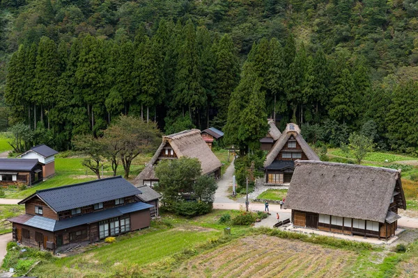 歴史的な日本語村白川 — ストック写真