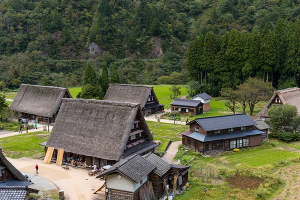 Shirakawago παραδοσιακά σπίτια — Φωτογραφία Αρχείου