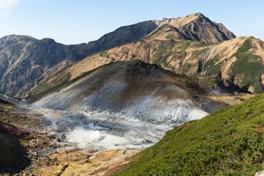 Tateyama dağlar görünümü içinde Japonya