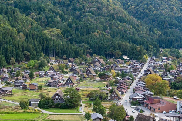 Shirakawago χωριό στην Ιαπωνία — Φωτογραφία Αρχείου