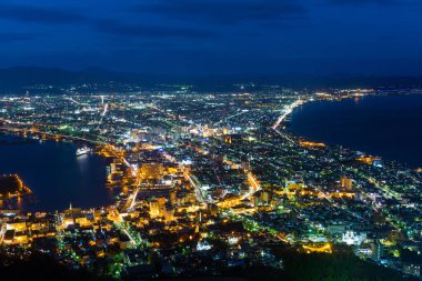 Hakodate cityscape geceleri