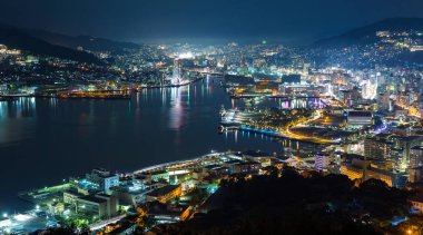 Nagasaki City Japonya geceleri