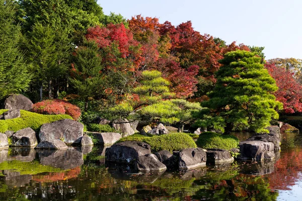 Jardín Kokoen en temporada de otoño — Foto de Stock