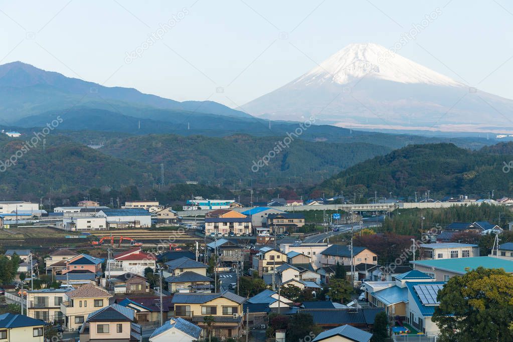 Mount Fujiview from Shizuoka city