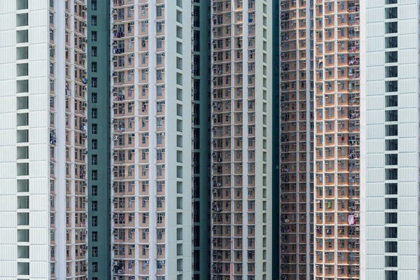 Centrum residentieel gebouw gevel — Stockfoto