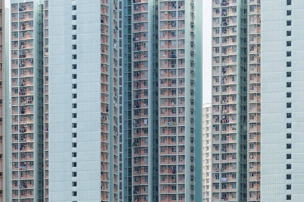 Épület homlokzata Hong Kongban — Stock Fotó