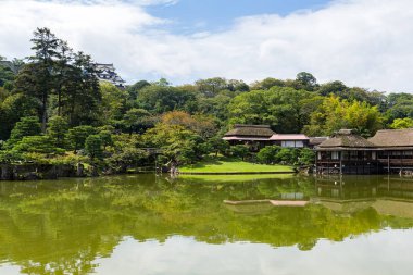 Japon bahçe ve Nagahama Castle