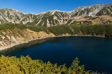 Tateyama Mount Tate ve Mikurigaike su birikintisi