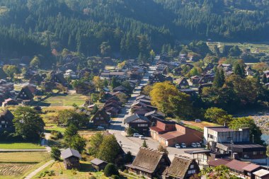 Japon Shirakawago eski köy