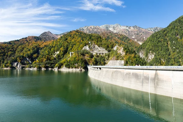 Kurobe Dam w Japonii — Zdjęcie stockowe