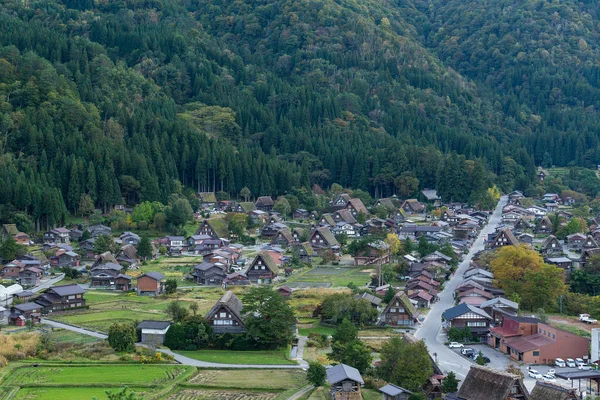 Pueblo tradicional japonés Shirakawago — Foto de Stock