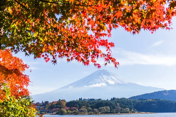 Lac Kawaguchi et mont Fuji — Photo
