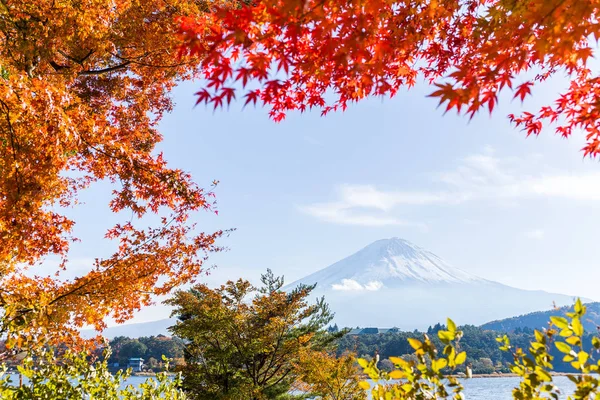 Mt. Fuji and Kawaguchiko lake — Stock Photo, Image