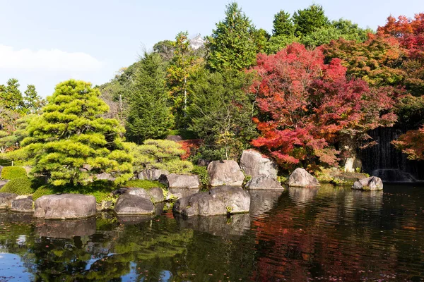 Tradiční japonská zahrada Kokoen — Stock fotografie