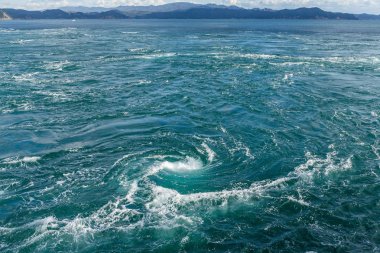 Naruto whirlpools in Tokushima clipart