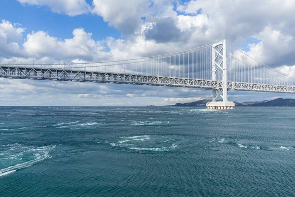 Onarutobrücke und Whirlpool — Stockfoto