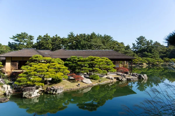 Japonya 'daki Ritsurin Bahçesi — Stok fotoğraf