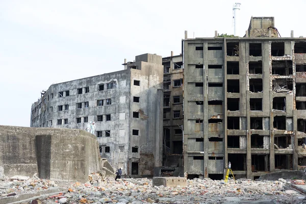 Hashima'da Adası Nagasaki City — Stok fotoğraf