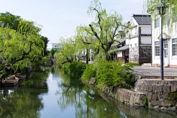 Yanagawa river canal — Stock Photo, Image