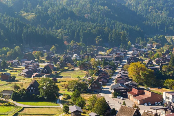 Japonês Shirakawago aldeia — Fotografia de Stock