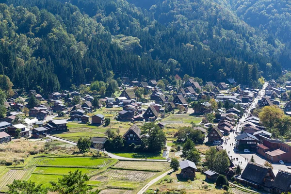 在日本的白川乡老村 — 图库照片