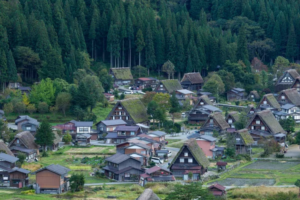 Japońskiej wioski Shirakawago — Zdjęcie stockowe