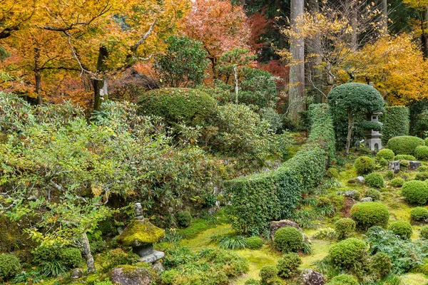 Paisagem de outono no jardim japonês — Fotografia de Stock