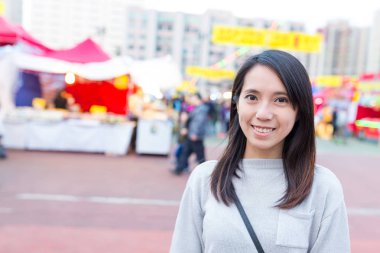 Kadın çiçek Fuarı