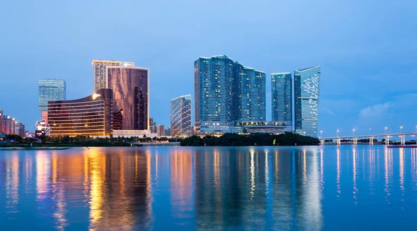 Macau cidade à noite — Fotografia de Stock