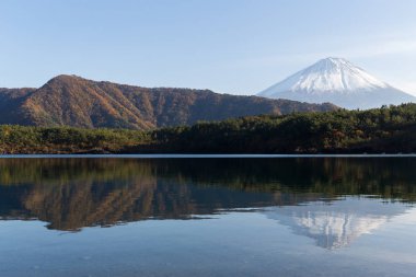 Göl Saiko ve Fuji Dağı