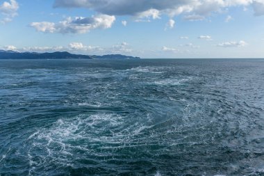 Naruto whirlpools in Tokushima clipart