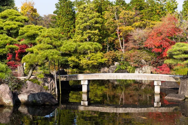 Tradiční Kokoen zahrada v Japonsku — Stock fotografie