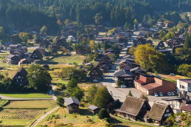 Japonya'nın Shirakawago Köyü