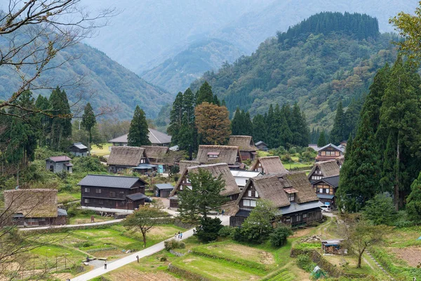 Японская деревня — стоковое фото