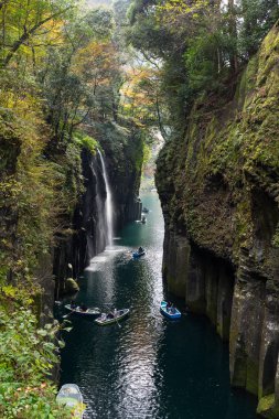 Takachiho Gorge Sonbahar sezonu