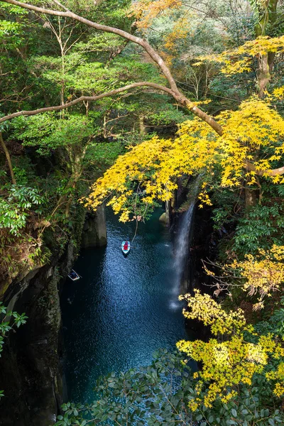 Őszi Takachiho gorge — Stock Fotó