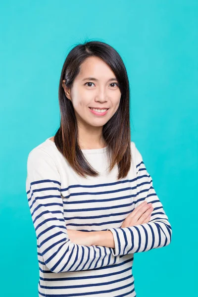 Asiatische junge Frau Porträt — Stockfoto