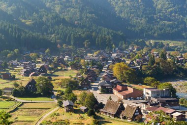 Japonya'nın Shirakawago Köyü