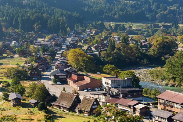 Shirakawa-go antiguo pueblo — Foto de Stock