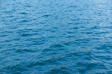 Dalgalı mavi deniz 