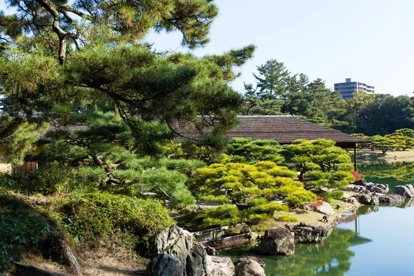 Traditionell Ritsurin trädgård — Stockfoto