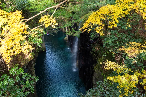 Outono desfiladeiro de Takachiho — Fotografia de Stock