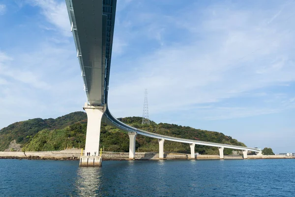 Brug over zee — Stockfoto