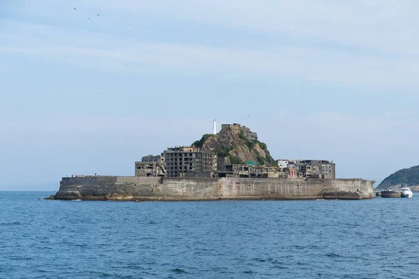 Gunkanjima, isla del acorazado en Japón — Foto de Stock