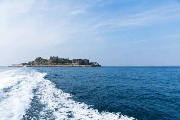 Abandoned Battleship island in Nagasaki — Stock Photo, Image