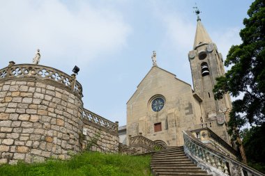 Penha Church in Macao city  clipart