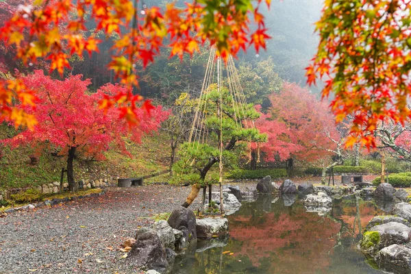 Jardín japonés en temporada de otoño —  Fotos de Stock