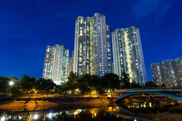 Hongkongi lakóépületek — Stock Fotó