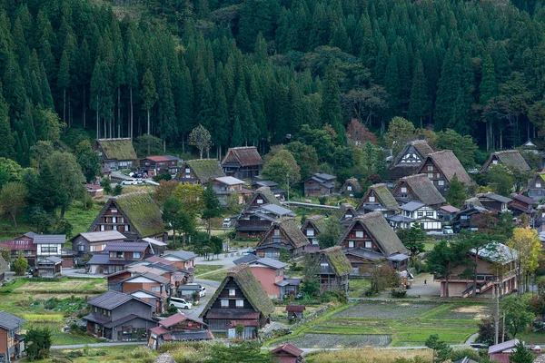 Vila tradicional de Shirakawago no Japão — Fotografia de Stock