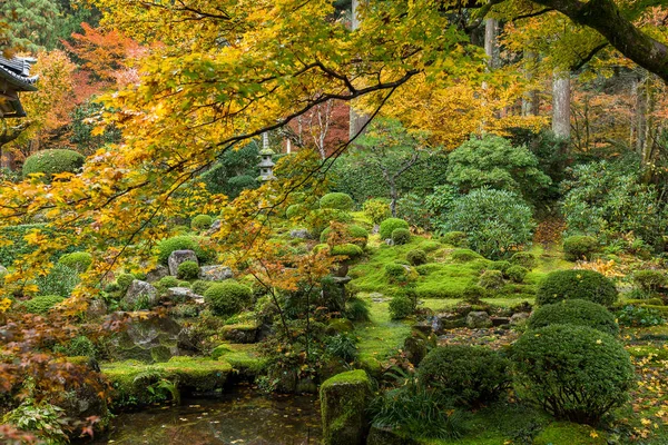 Japanese garden in autumn season — Stock Photo, Image